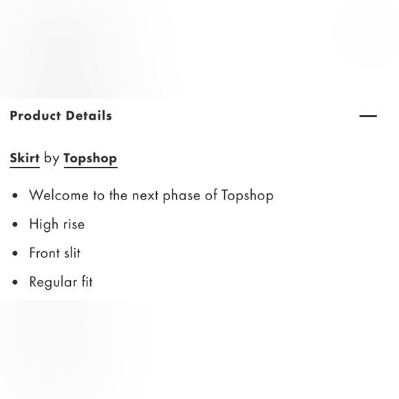 TopShop Faux Black Leather Spilt Detail Mini Skirt - Picture 3 of 10